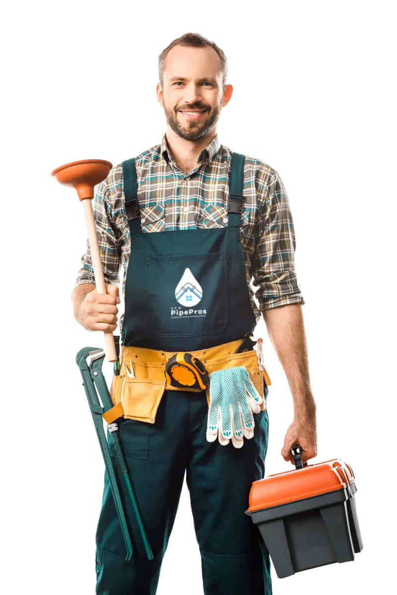 plumbing expert isolated